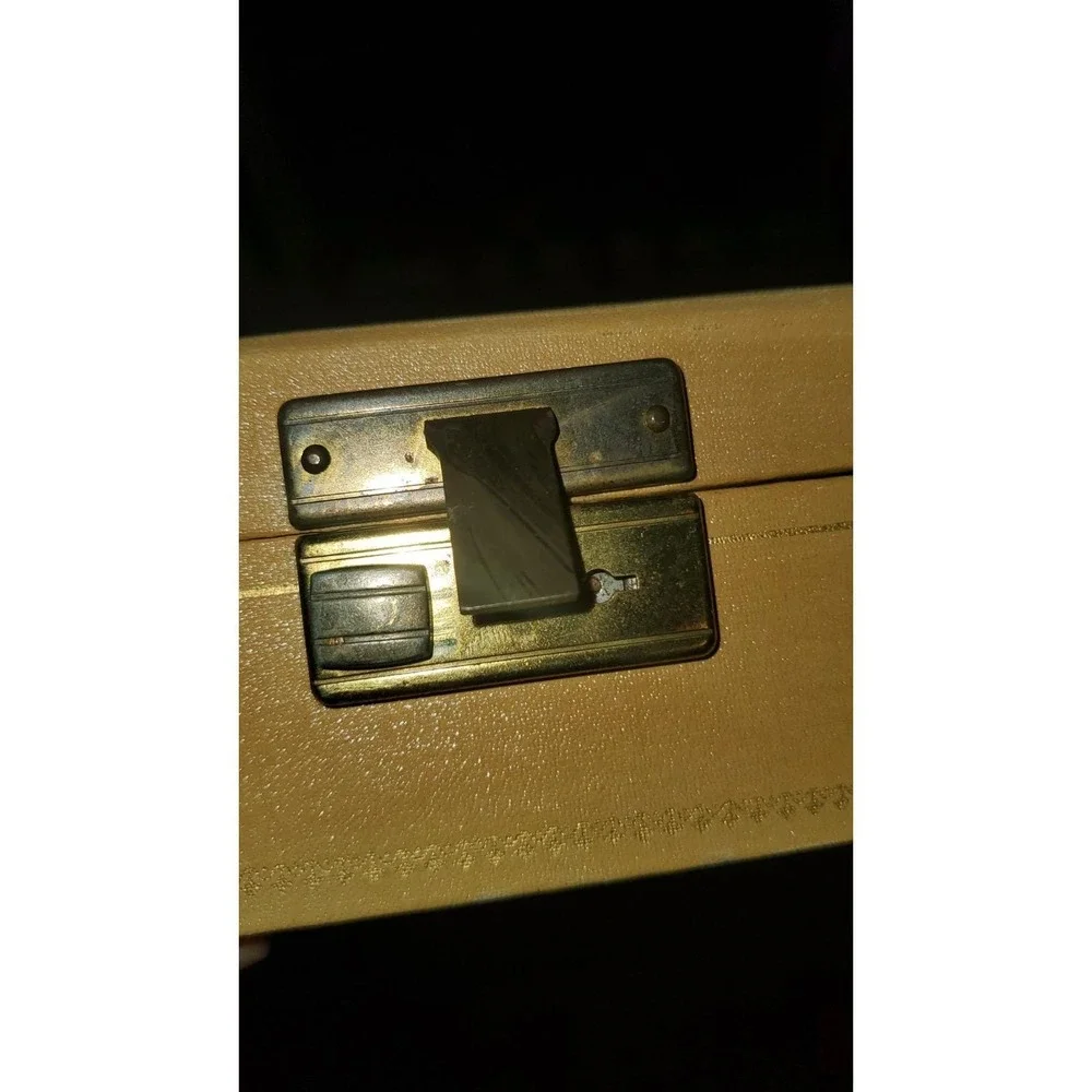 Vintage Farrington Jewelry Box Thorens Swiss Music Box Works Always Mid-Century